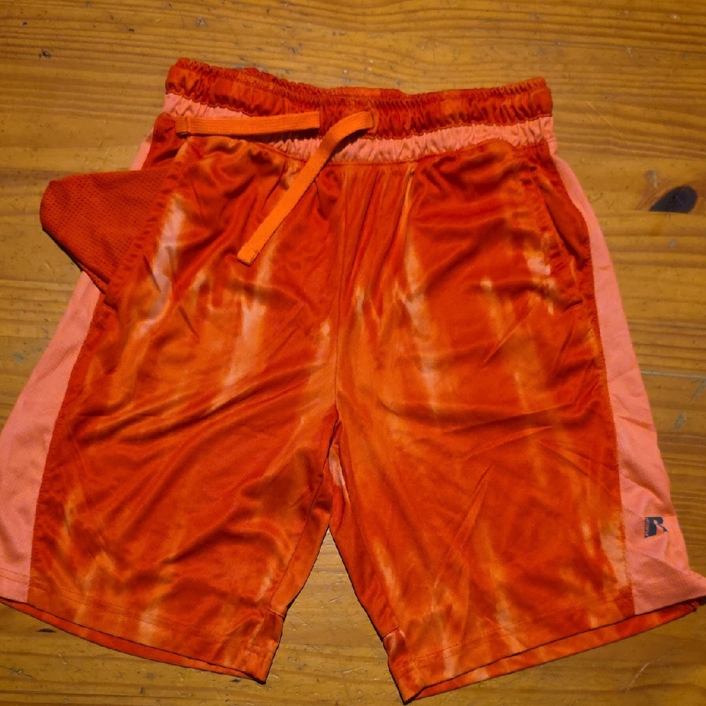Russell Athletic Kids Orange Shorts
